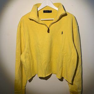 Yellow half zip sweater (oversized) - Ralph Lauren